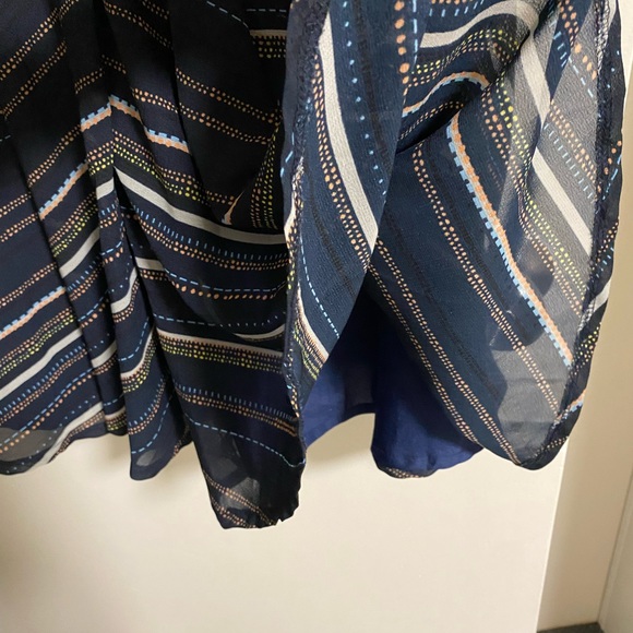 Maison Jules navy striped mini dress - Picture 4 of 4